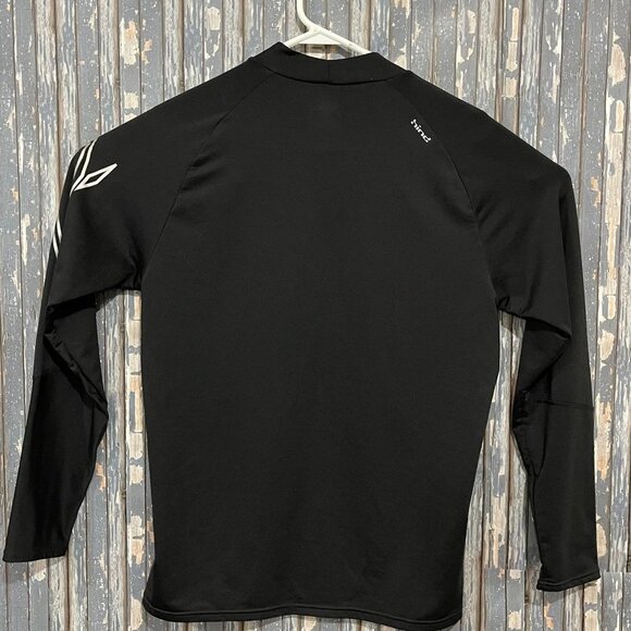 Hind 365 Run Long Sleeve Mock Turtleneck Fitted Black Stretch Mens Large - Picture 3 of 6